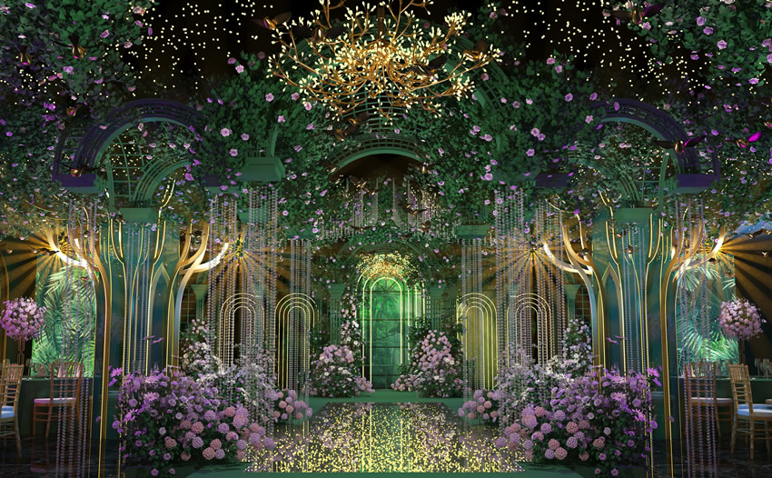 宁海奇妙森林婚礼堂效果展示