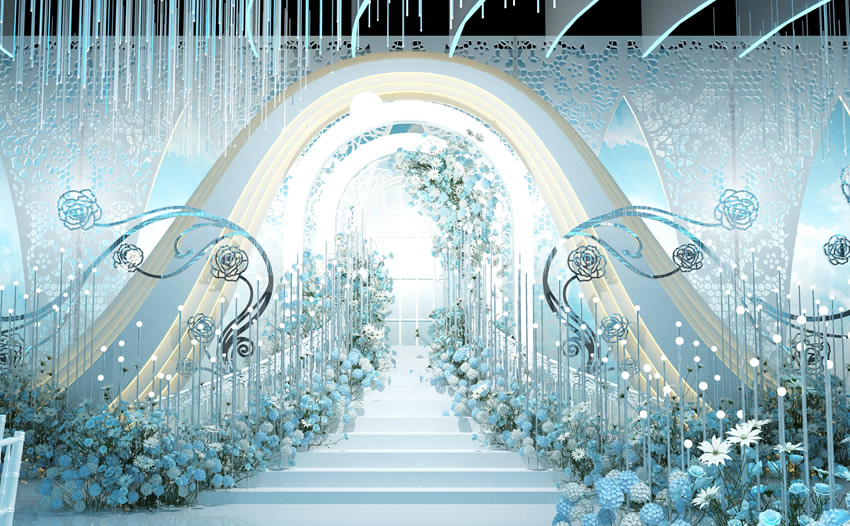 宁海釡香烙馍村水晶厅效果展示